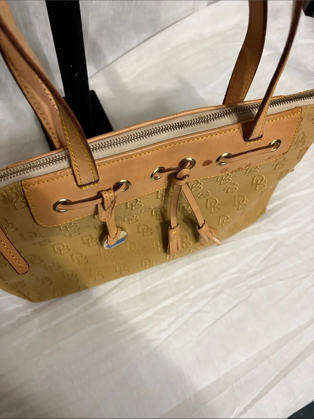 Dooney & Bourke Signature Tassel Tote Bag